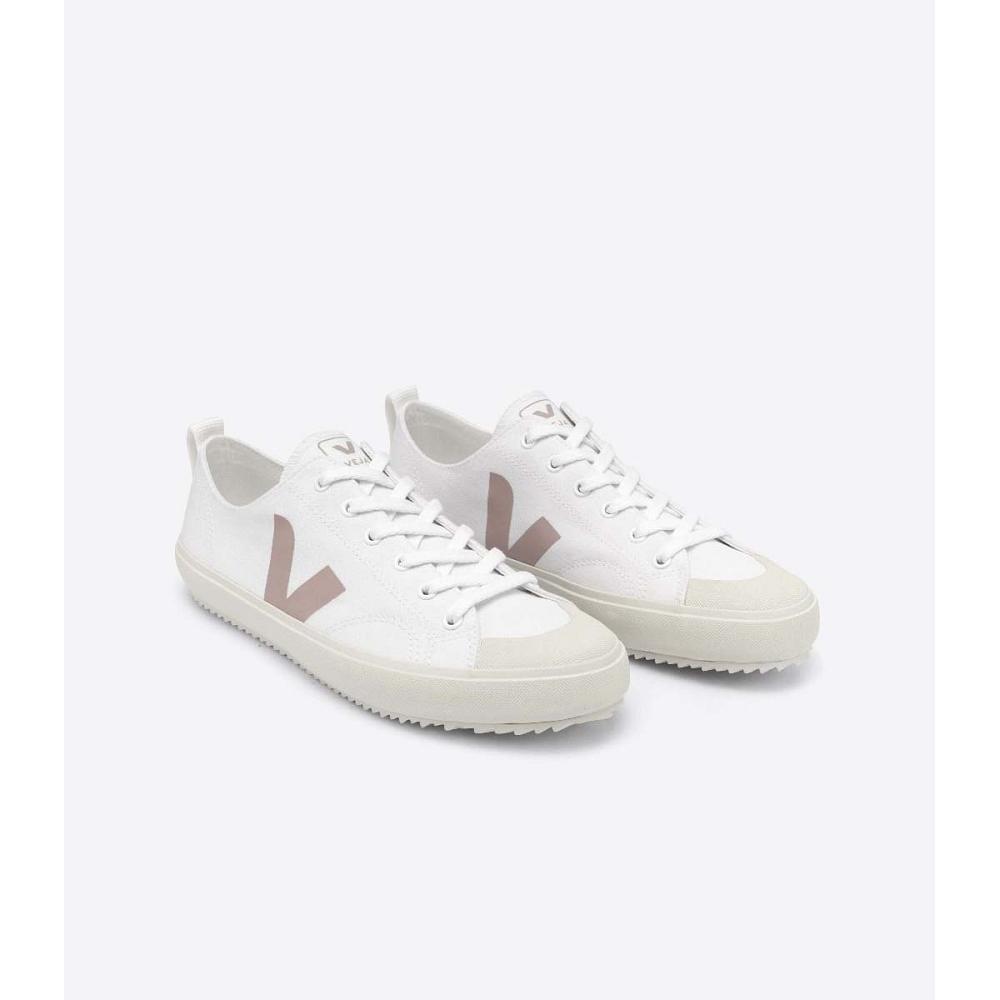 Veja NOVA CANVAS Schoenen Dames White/Brown | BE 475YXF